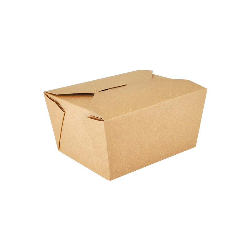 Recipiente de alimentos para caixa de papel Kraft
