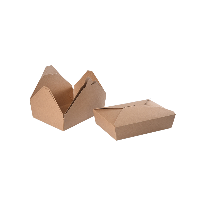 Recipiente de alimentos para caixa de papel Kraft