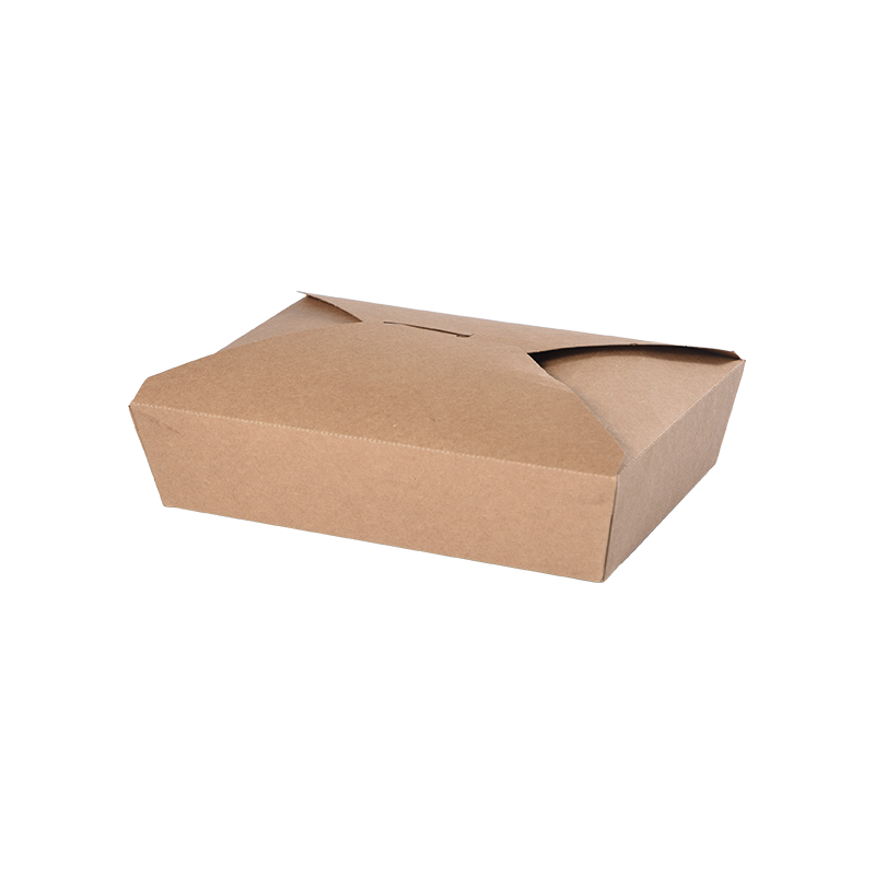 Recipiente de alimentos para caixa de papel Kraft