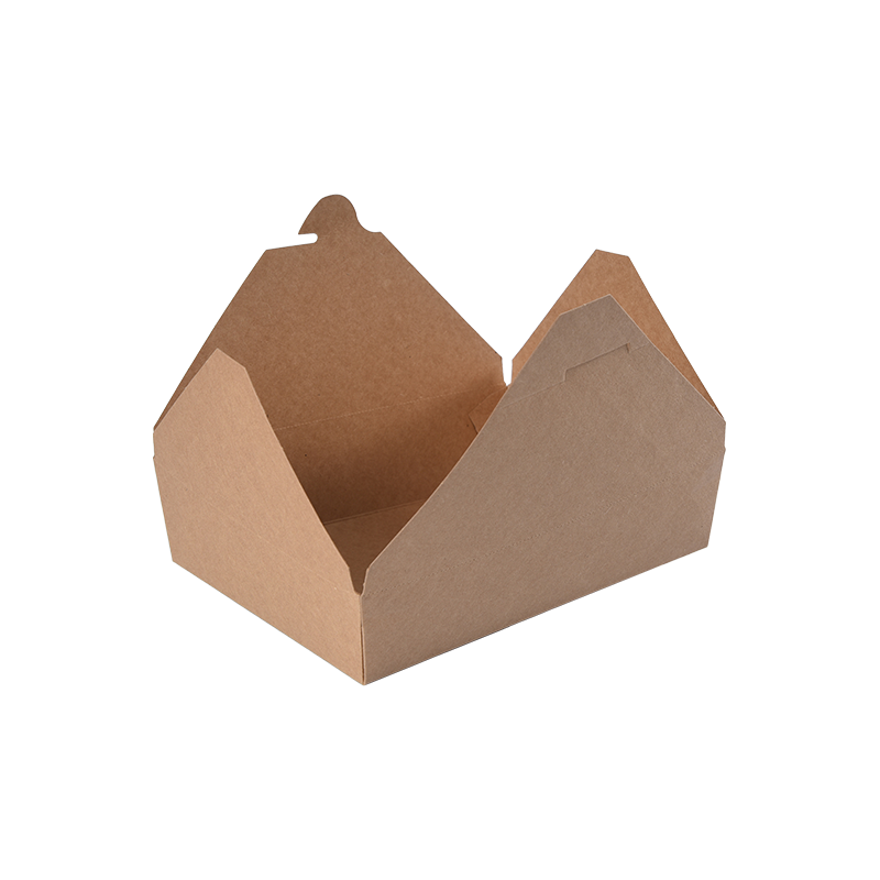 Recipiente de alimentos para caixa de papel Kraft