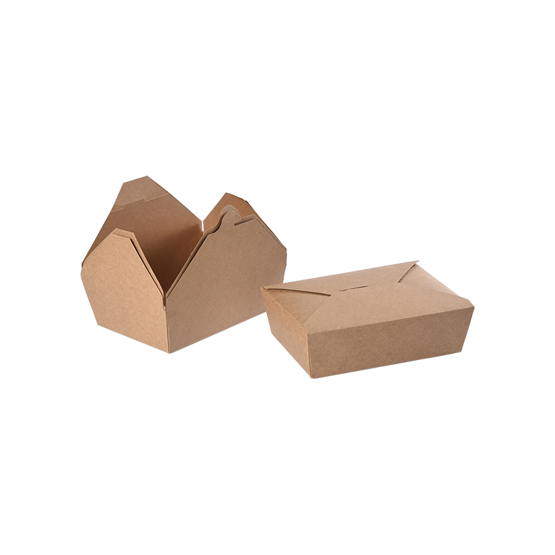Recipiente de alimentos para caixa de papel Kraft