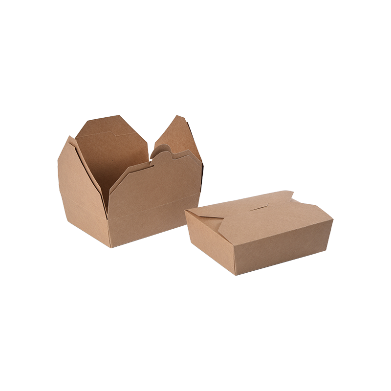Recipiente de alimentos para caixa de papel Kraft