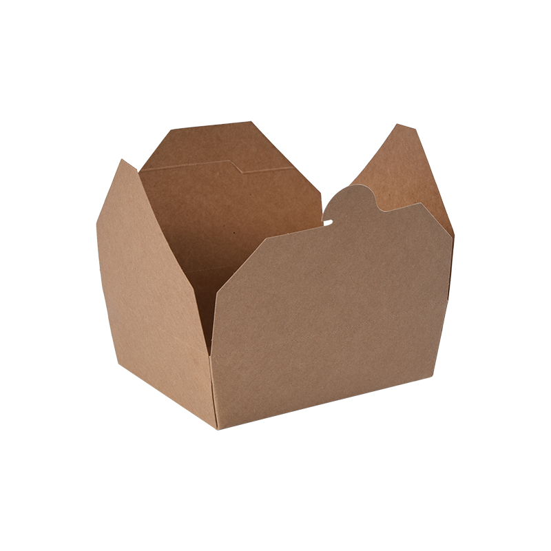 Recipiente de alimentos para caixa de papel Kraft