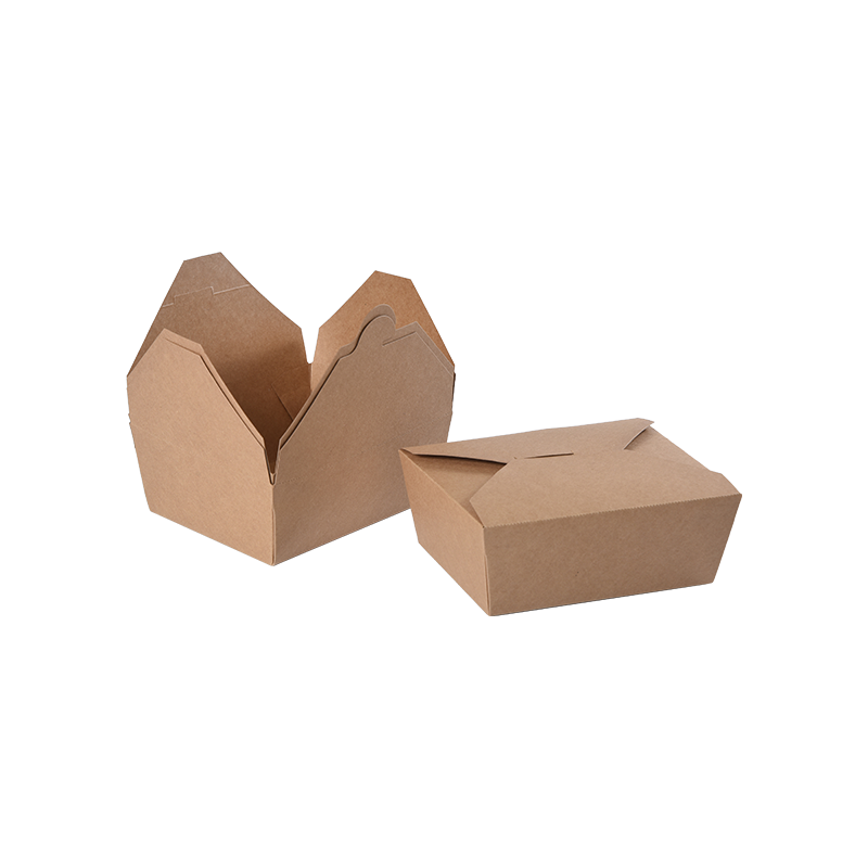 Recipiente de alimentos para caixa de papel Kraft