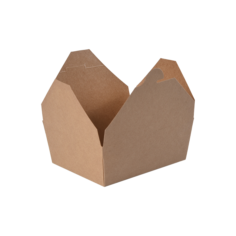 Recipiente de alimentos para caixa de papel Kraft