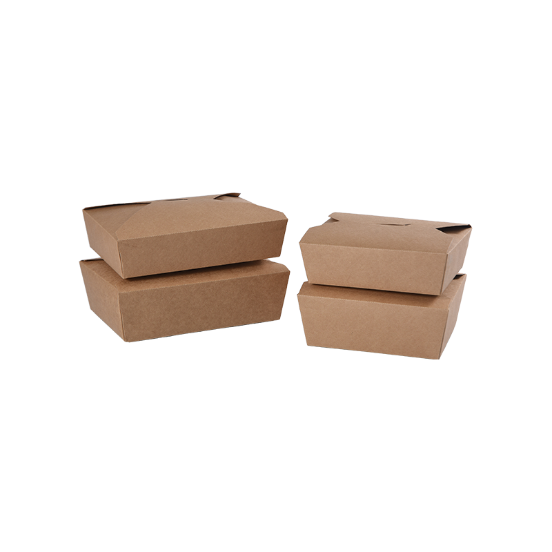Recipiente de alimentos para caixa de papel Kraft