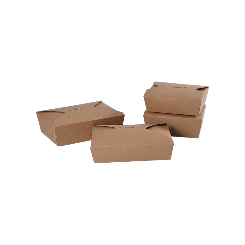 Recipiente de alimentos para caixa de papel Kraft