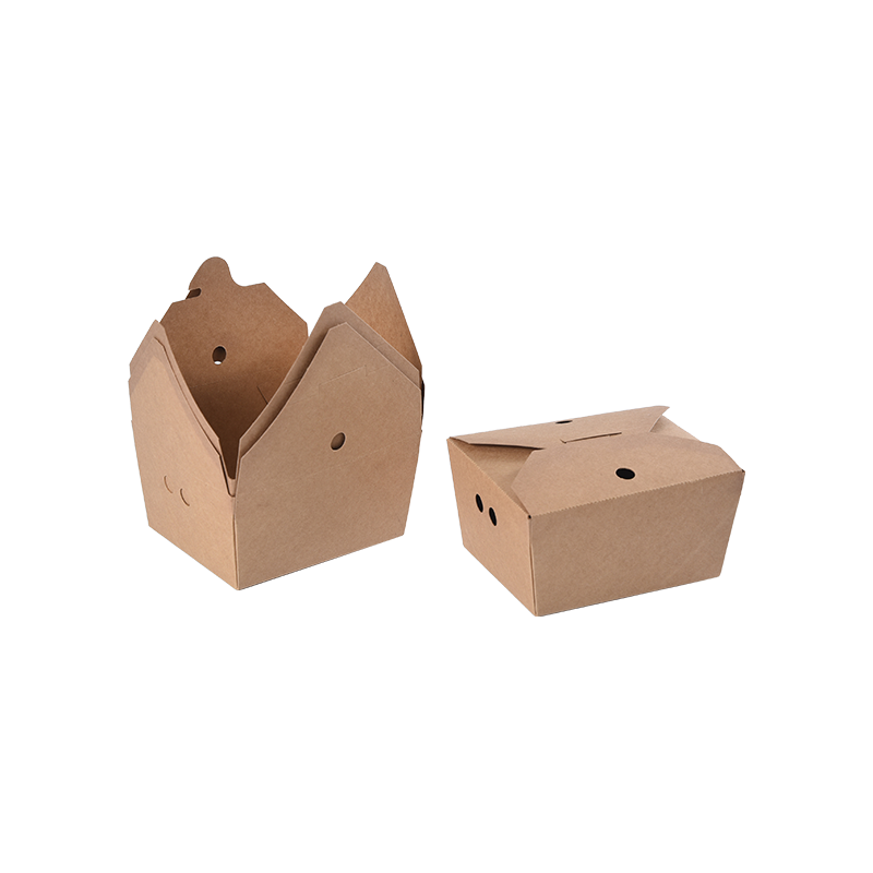 Recipiente de alimentos para caixa de papel Kraft