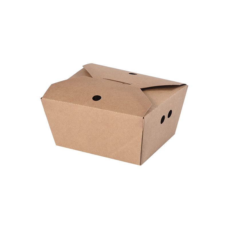 Recipiente de alimentos para caixa de papel Kraft