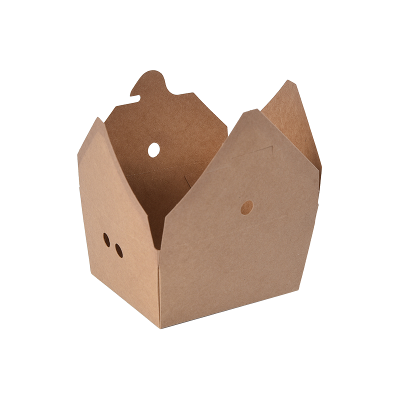 Recipiente de alimentos para caixa de papel Kraft