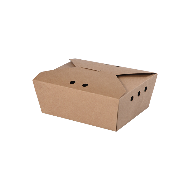 Recipiente de alimentos para caixa de papel Kraft