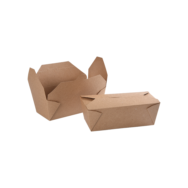 Recipiente de alimentos para caixa de papel Kraft