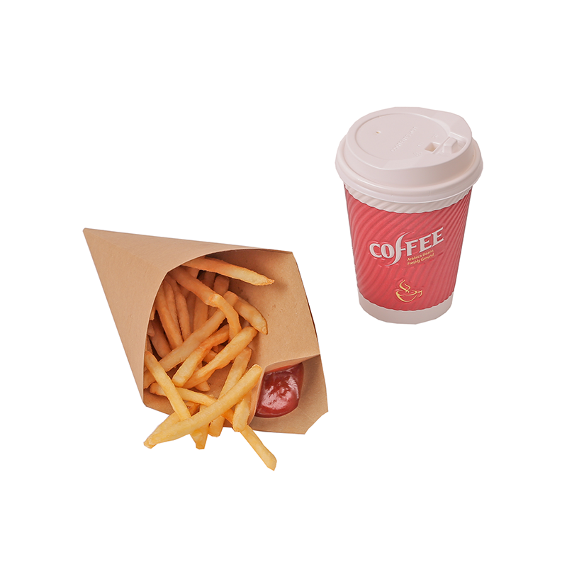 Cone de batatas fritas
